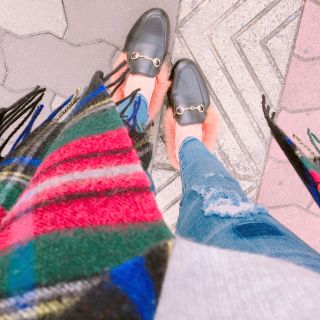 ザラ(ZARA)の新品、未使用♡ファーバブーシュ♡(ローファー/革靴)