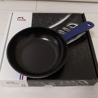 ストウブ(STAUB)の美品□STAUB　ストウブ　スキレット　ロイヤルブルー　16cm(鍋/フライパン)