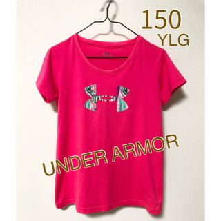 アンダーアーマー(UNDER ARMOUR)のアンダーアーマー ヒートギア 半袖 Tシャツ 150 UA ピンク  (Tシャツ/カットソー)