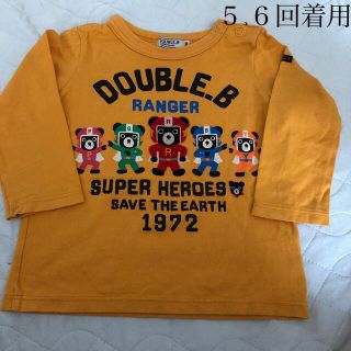 ダブルビー(DOUBLE.B)のミキハウス   ダブルビー　長袖　シャツ　90cm(Tシャツ/カットソー)