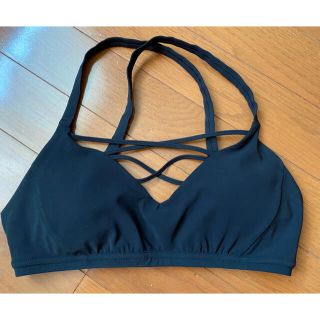 ルルレモン(lululemon)のルルレモン　トップス(黒)(スポーツ/フィットネス)