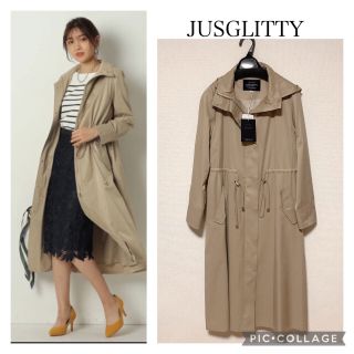 ジャスグリッティー(JUSGLITTY)のJUSGLITTY ジャスグリッティー ロングフードブルゾン(ブルゾン)