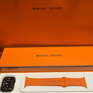 アップルウォッチ(Apple Watch)の【美品】Apple Watch HERMES 44 series5 国内正規品(腕時計(デジタル))
