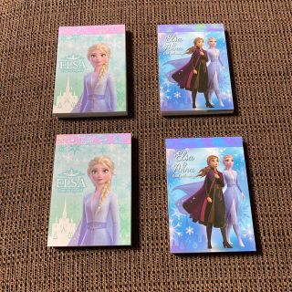 アナトユキノジョオウ(アナと雪の女王)のアナと雪の女王　エルサとアナ　ミニメモ4冊(その他)