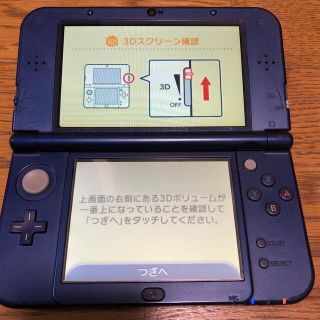 ニンテンドウ(任天堂)のNintendo NEW 3DS LL メタリックブルー　アダプター付(携帯用ゲーム機本体)