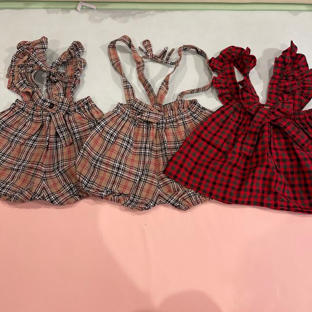 ㉓ハンドメイド セトアセット キッズ/ベビー/マタニティのベビー服(~85cm)(ワンピース)の商品写真