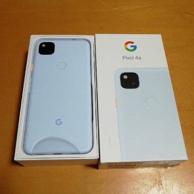 新品同様★Google Pixel 4a ★128GB ★Barely Blue スマートフォン本体