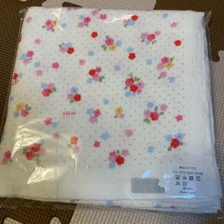 ミキハウス(mikihouse)のSALE**ミキハウス ガーゼタオル ガーゼバスタオル　花柄　新品　(おくるみ/ブランケット)