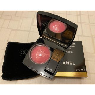 シャネル(CHANEL)のシャネル 新品　ジュ コントゥラスト 64 ピンク エクスプロージョン 4g(チーク/フェイスブラシ)