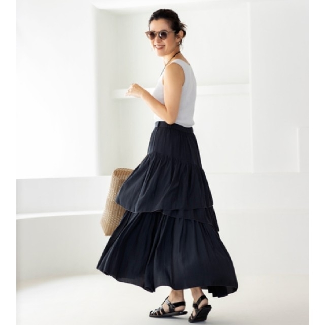 PLST - 新品!未使用!タグ付!♥️PLST♥️ランダムティアードロング