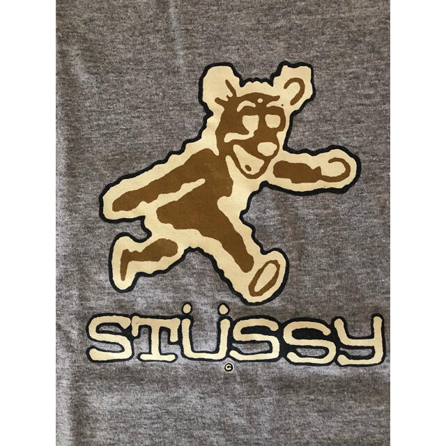 stussy boys 熊 紺タグ T-shirt