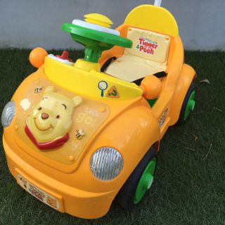 ディズニー(Disney)のプーさんといっしょブーブートッピー 美品(手押し車/カタカタ)