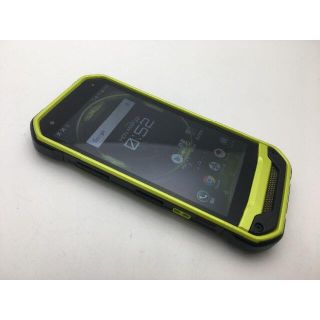 キョウセラ(京セラ)のSIMフリー美品au京セラ TORQUE G03 KYV41 グリーン 205(スマートフォン本体)