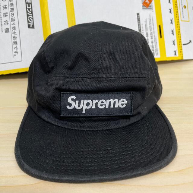 帽子Supreme シュプリーム キャップ　黒