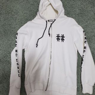 エルエイチピー(LHP)のbeen trill zip up パーカー ビーントリル 白 L(パーカー)