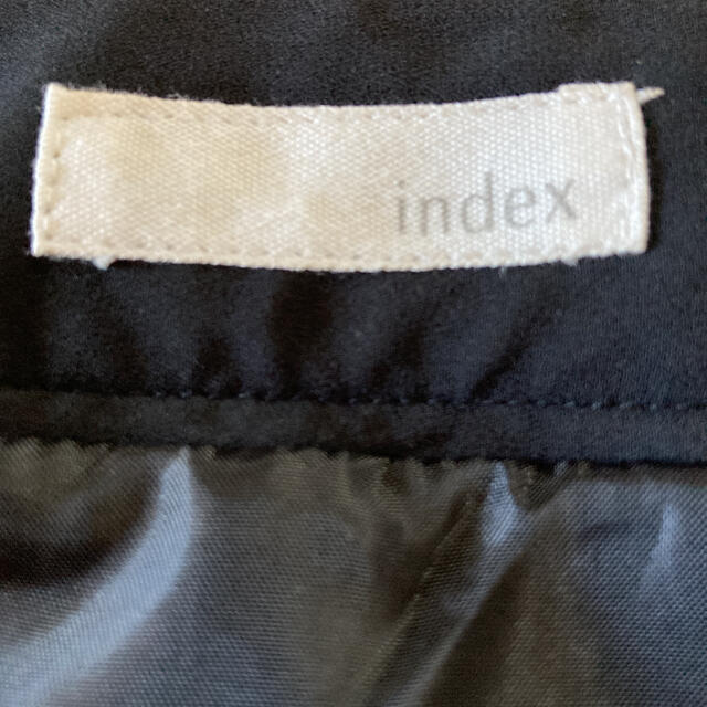 INDEX(インデックス)のindex プリーツスカート　黒　M レディースのスカート(ひざ丈スカート)の商品写真
