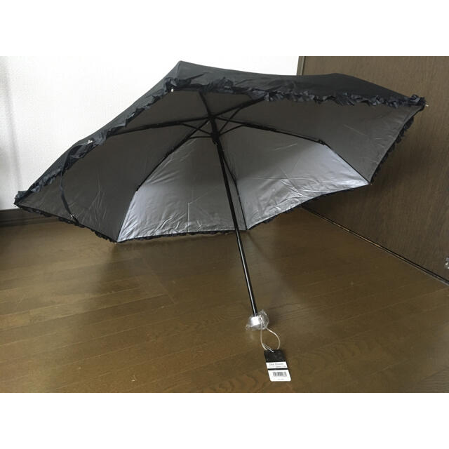 折りたたみ傘　晴雨兼用　黒　ＵＶ対策　未使用 レディースのファッション小物(傘)の商品写真