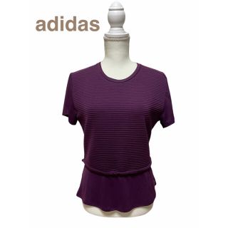 アディダス(adidas)の美品！adidas アディダス 半袖カットソー(Tシャツ(半袖/袖なし))