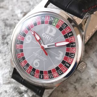 オリス(ORIS)のオリス ORIS グレー 17石 3針 1970s 整備済 機械式 カジノ(腕時計(アナログ))