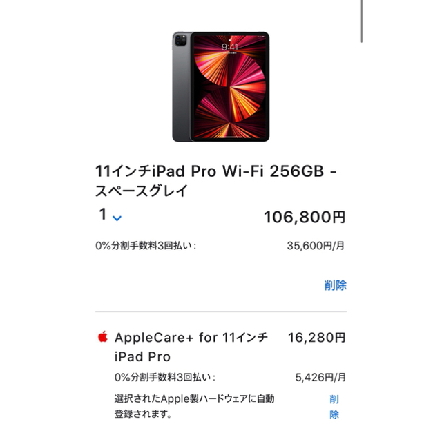 人気SALE新品 Apple Apple iPad Pro 11 2021 256GB おまけ多数の通販 by わいどら's shop｜アップルならラクマ - 新品同様 正規品SALE