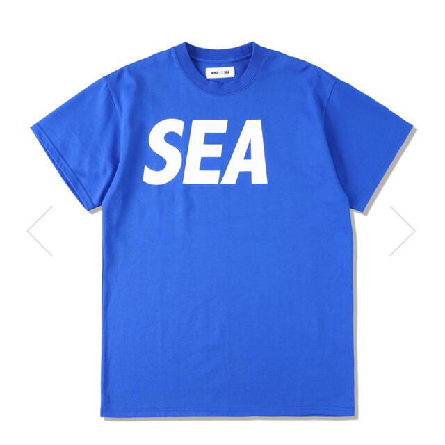 WINDANDSEA ウィンダンシー　Tシャツ  BLUE×White