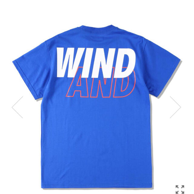 WINDANDSEA ウィンダンシー　Tシャツ  BLUE×White