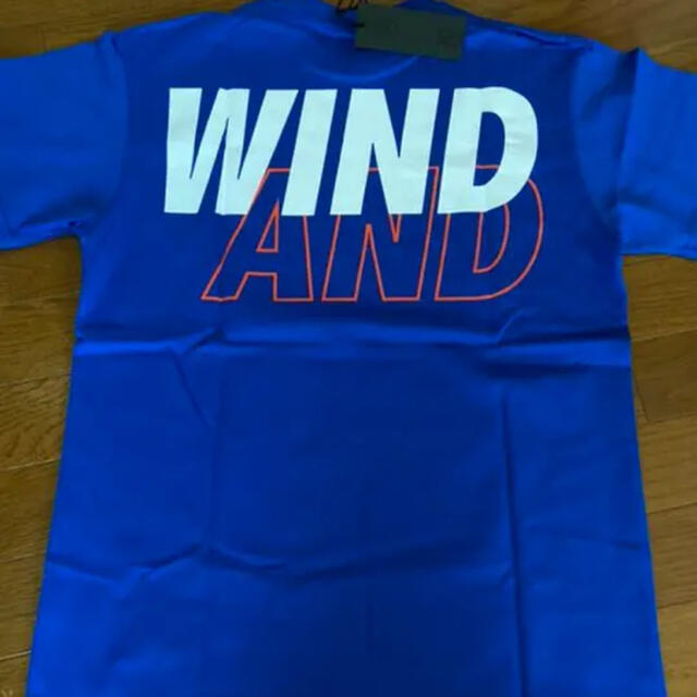 WINDANDSEA ウィンダンシー　Tシャツ  BLUE×White