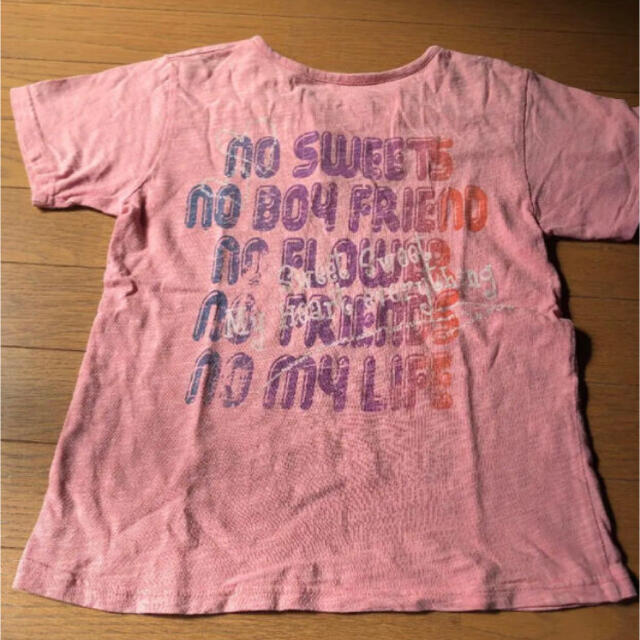 難ありピンク バックプリントTシャツ stuff.liu.se