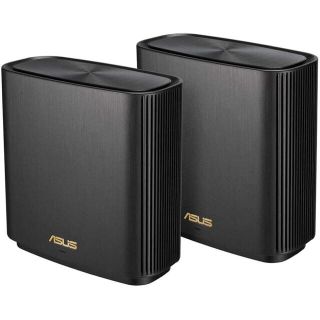 エイスース(ASUS)のASUS ZenWiFi AX XT8 ２パック BLACK ブラック(PC周辺機器)