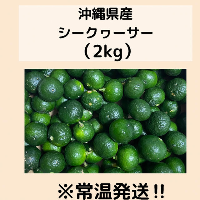 沖縄県産シークワーサー2kg常温発送 食品/飲料/酒の食品(フルーツ)の商品写真