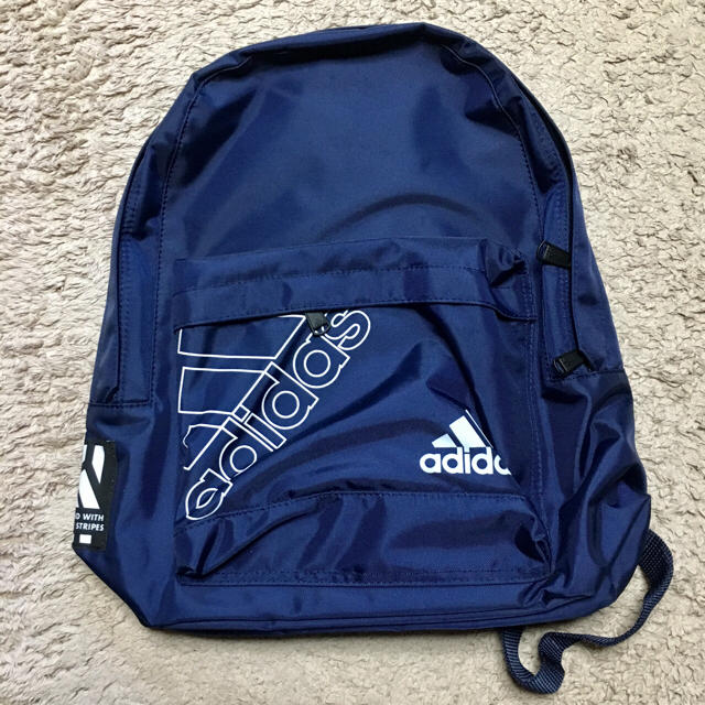 adidas(アディダス)の新品 アディダス adidas リュックサック バック 紺 ショルダーバッグ メンズのバッグ(バッグパック/リュック)の商品写真