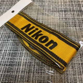 ニコン(Nikon)の【美品】Nikon ネックストラップ AN-6Y［ニコンイエロー］(その他)