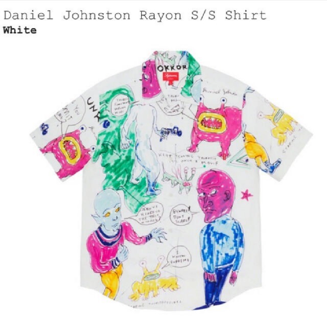 supreme Daniel Johnston Rayon S/S Shirt supreme Daniel Johnston Rayon S/S Shirt