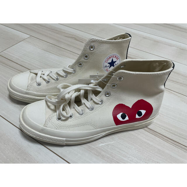 play Converse エディション オフホワイト ハイカット スニーカー 売りです コンバース コムギャルソン ハイカット ホワイト スニーカー