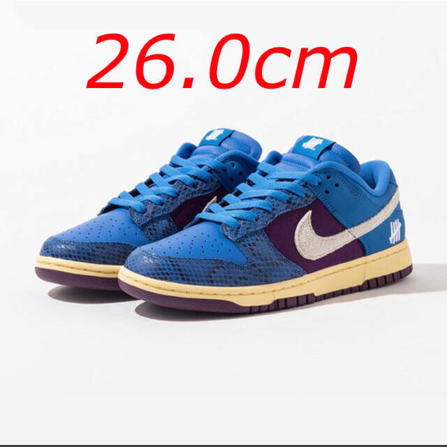 nike × undefeated dunk low 26.0cmスニーカー