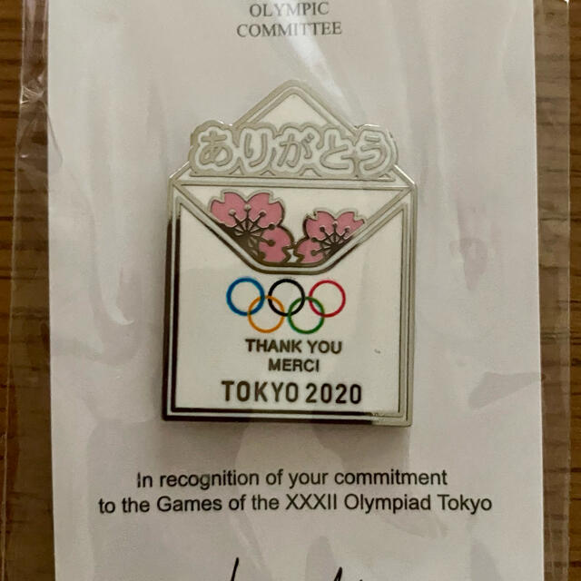 東京オリンピック　バッハ　ピンバッジ　非売品