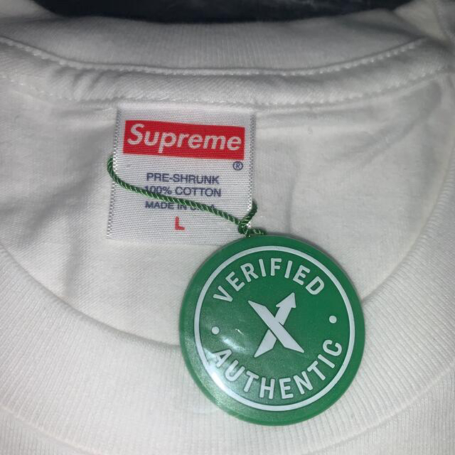 supreme Milan Box Logo tee  white L