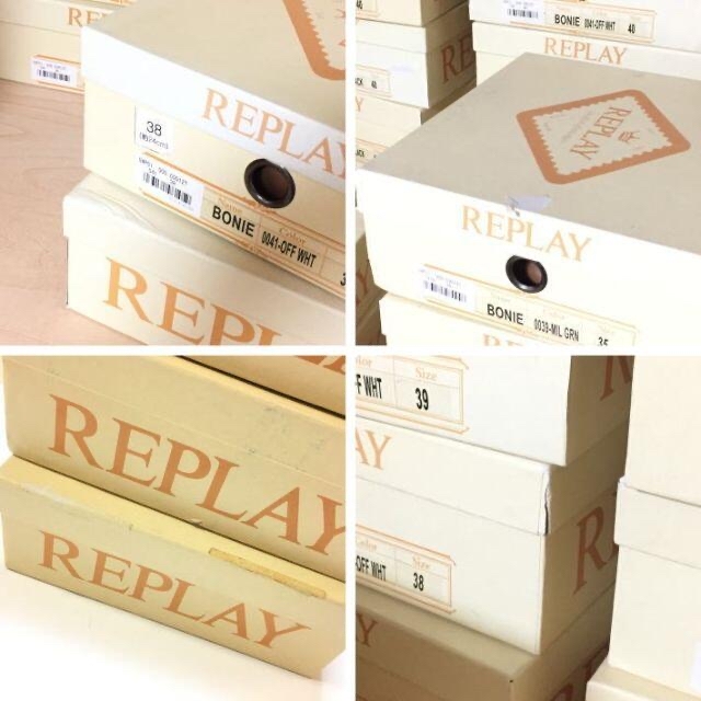 Replay(リプレイ)の定価12,960円 REPLAY ストラップ エスパドリーユ サンダル 23.5 レディースの靴/シューズ(サンダル)の商品写真