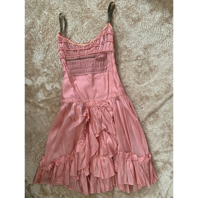 Miu Miu ミュウミュウ シルクドレス ピンクL