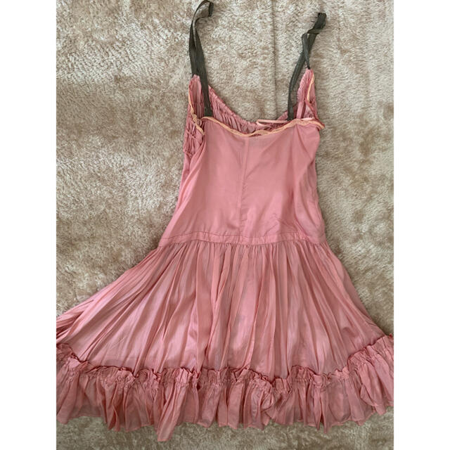 Miu Miu ミュウミュウ シルクドレス ピンクL