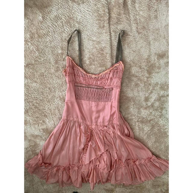 Miu Miu ミュウミュウ シルクドレス ピンクL