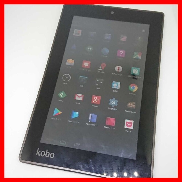 Rakuten(ラクテン)の7インチtablet kobo arc 7 os4.2 update済　動作　w スマホ/家電/カメラのPC/タブレット(タブレット)の商品写真