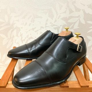 ザラ(ZARA)の美品　ZARA ザラ モンクストラップ革靴26cm(ドレス/ビジネス)