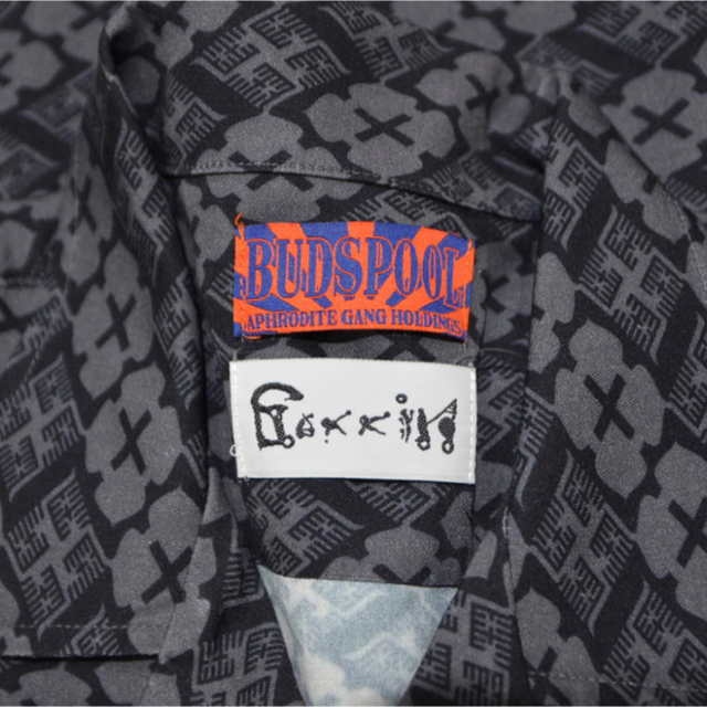 WACKO MARIA - GAKKIN × BUDSPOOL 廻り花 HAWAIIAN SHIRTの+bstrading.net