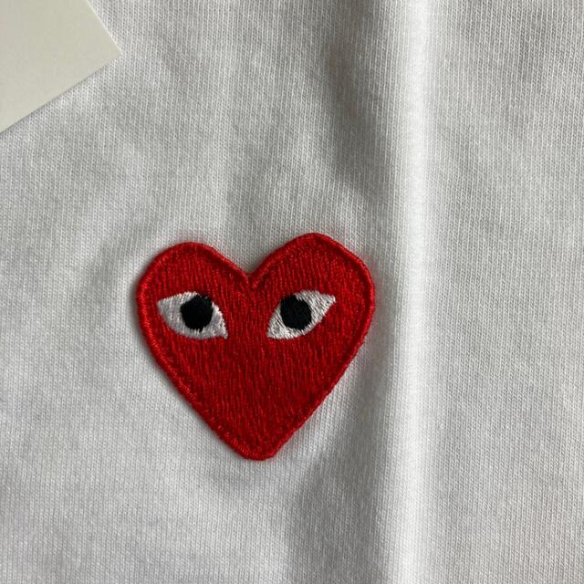 COMME des GARCONS(コムデギャルソン)のプレイコムデギャルソン　tシャツ XLサイズ メンズのトップス(Tシャツ/カットソー(半袖/袖なし))の商品写真