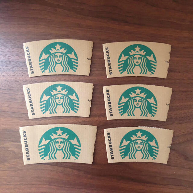 Starbucks Coffee(スターバックスコーヒー)のSTARBUCKS☆スリーブ（6枚） インテリア/住まい/日用品のキッチン/食器(収納/キッチン雑貨)の商品写真