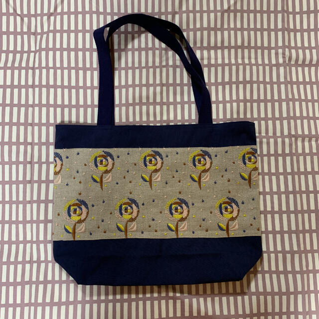 ハンドメイドバッグ　ミナペルホネン  サンドローズ ハンドメイドのファッション小物(バッグ)の商品写真