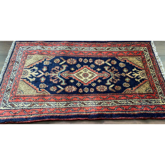 ヴィンテージ ルードバー産 ペルシャ絨毯 104×69cm 5