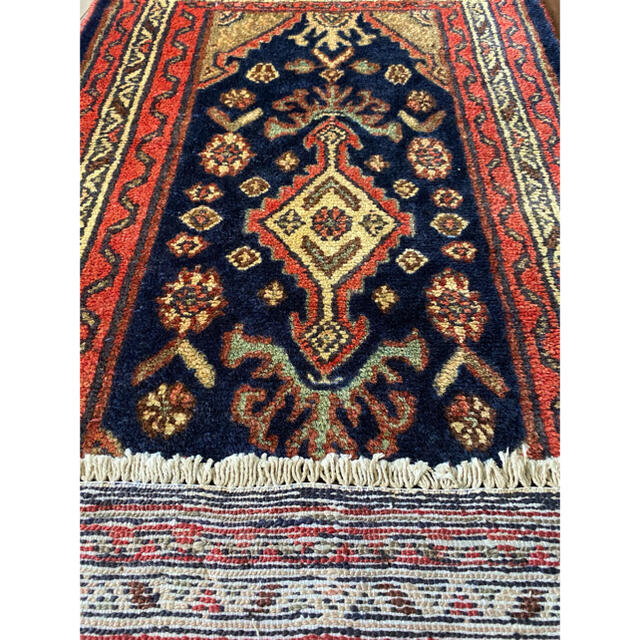 ヴィンテージ ルードバー産 ペルシャ絨毯 104×69cm 9