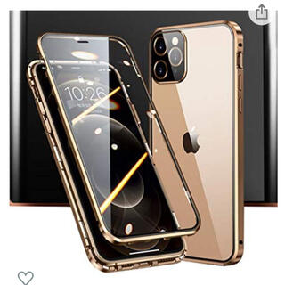 アイフォーン(iPhone)のiPhone12Pro Max 携帯ケース(ゴールド)(iPhoneケース)